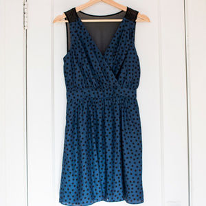 NWT BCBGeneration Polka Dot Cocktail Dress Size 4